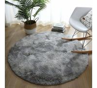 1 pièce pièce Tapis rond à poils longs ultra doux et moelleux, antidérapant, lavable, mignon et beau, convient pour le salon, la chambre, la décoration de la maison, la décoration de la pièce, tapis d