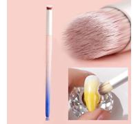1 pièce Pinceau de peinture pour nail art en gel UV dégradé dégradé. Pinceau de dessin professionnel pour la conception d'ongles. Fournitures de manucure acrylique avec embout plat ABS
