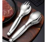 1 pièce Pinces de cuisine en acier inoxydable et fonte - Prise sécurisée, convient pour la cuisson, le service, le grillage - Vaisselle de restaurant & de maison, accessoires de cuisine | Design de va