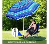 1 pièce Piquet de terre métallique plus épais et amélioré : Convient pour une utilisation extérieure toute l'année - Que ce soit pour installer des drapeaux, fixer des parasols ou sécuriser des cannes