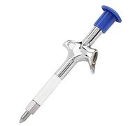 1 Pièce Pistolet à Graisse pour VéLo,Graisse Roulement Velo,Pompe A Graisse Mecanique Durable Vé Lo,Outil De Lubrification Par Seringue 0,9 mm Roulement Hub,VTT,Arbre Central,Hub 5 Voies（Acier）