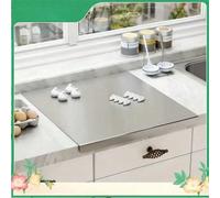 1 pièce Planche à découper en acier inoxydable de luxe - Surface de rouleau anti-moisissure - Outil de cuisine essentiel pour les chefs à domicile et les passionnés de cuisine, planche à découper en a