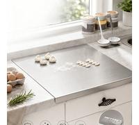 1 pièce Planche à découper en acier inoxydable - Outil de cuisine essentiel pour les chefs et les passionnés de cuisine, utilisé pour couper la viande, le fromage, le pain, les légumes et les fruits, 