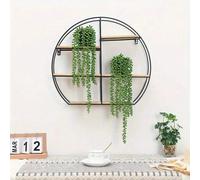 1 pièce Plante succulente artificielle élégante - Végétation verte suspendue réaliste perlée, convient à la décoration moderne de la maison et du jardin, affichage mural, utilisation intérieure/extéri