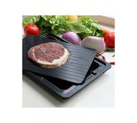 1 pièce Plateau de décongélation rapide, décongélation rapide des aliments congelés, viande, plateau de décongélation de fruits, petit outil de camping L,M,SAlliage d'aluminium