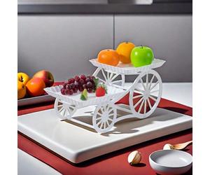 1 pièce Plateau de fruits secs/en-cas, présentoir à desserts pour fête d'anniversaire, bol à bonbons pour table basse de salon, cadeau de Noël pour la cuisine Taille UniquePolypropylène