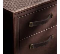 1 pièce Poignée de porte de meuble en style européen et alliage de zinc, bouton de tiroir de style américain, convient pour la chambre d'enfant, le meuble, la penderie, le placard, la commode Marron f