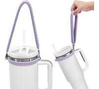 1 pièce Poignée en silicone pour bouteille d'eau, s'adapte aux bouteilles de 8-40 oz, accessoire universel pour les voyages en plein air, les sports et la marche décontractée, support de bouteille d'e