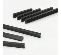 1 Pièce Poignées De Placard Noires En Alliage D'aluminium, Poignées De Cuisine, Tirants De Placard, Boutons De Tiroir, Matériel De Porte De Chambre De Meuble 96mm/3.8inch,128mm/5inch,160mm/6.3inch,192