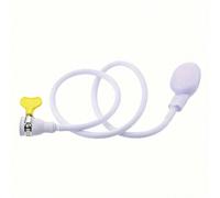 1 pièce Pomme de douche portable multifonctionnelle, fabriquée en matériau ABS, avec réglages corps complet, connecteur rapide, tête de pulvérisation de robinet portable, convient pour les camping-car