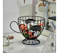 1 pièce Porte-capsules de café style nordique noir, organisateur de collations et bonbons de luxe pour la maison, convient pour la présentation dans un café ou un bar noir,or,2 pièces (or + noir),Noir