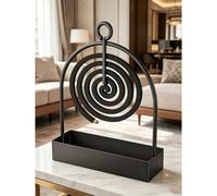 1 pièce Porte-encens en métal pour spirale de moustique, brûleur d'encens de santal suspendu pour le salon, la chambre et le camping en plein air, récipient de rangement décoratif pour la maison 1 sup