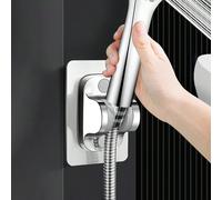 1 pièce Porte-pomme de douche en ABS, support de pomme de douche moderniste sans perçage et réglable pour accessoires de salle de bain et outils de salle de bain Taille UniqueABS