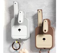 1 pièce Porte-savon en maille monté au mur, panier de douche, organisateur de rangement pour salle de bain. Peut être utilisé pour suspendre les serviettes, les éponges, les brosses, les pinces à chev