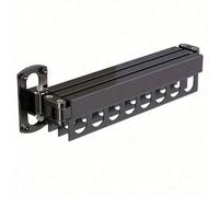 1 pièce Porte-vêtements pliable en acier inoxydable avec finition polie - Séchoir mural pour balcon, rangement de linge intérieur, cintre de vêtements gain de place, organisateur de vêtements compact