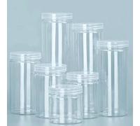 1 Pièce Pot Scellé Transparent En Plastique, Boîte De Rangement Pour Aliments Étanche À L'humidité, Organisateur De Cuisine, Bouteille De Rangement Pour La Maison 85*65mm,85*85mm,85*100mm,85*180mm,85*