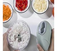 1 pièce Presse-ail de cuisine, mélangeur rotatif, trancheuse de légumes multifonction, moulin à aliments, presse-ail manuelle XLPolypropylène