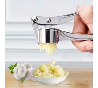 1 pièce Presse-ail en acier inoxydable, broyeur d'ail multifonction, hachoir à ail en métal, râpe à ail lavable, hachoir à ail de cuisine, presse-gingembre, écrase-ail, hachoir à ail, ustensiles de cu