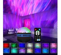 1 pièce Projecteur LED Aurore Boréale, Lampe d'ambiance ciel étoilé, Motifs multicolores disponibles, Certains modèles avec télécommande, Projecteur rideau d'étoiles galaxie, Projecteur veilleuse de c