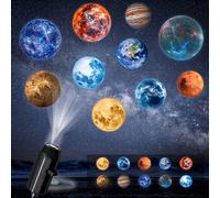 1 pièce Projecteur mini USB de planète, lampe décorative rotative à 360°, crée une atmosphère charmante, projecteur LED portable alimenté par USB, éclairage, lampe, éclairage de chambre, anniversaire,