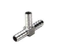 1 pièce Raccord barbelé inox droit croix | 6-18mm T Y X embout pagode connecteur kit(T tee,8MM_BARB)
