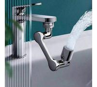 1 pièce Rallonge de robinet flexible rotative à 360°, adaptateur aérateur de robinet anti-éclaboussures en alliage d'ABS et de cuivre économiseur d'eau, s'adapte à l'évier de cuisine et au lavabo de s