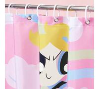 1 pièce, rideau de douche imperméable à motif de fille de bande dessinée, convenant pour le rideau de séparation de salle de bain avec crochet, rideau décoratif de salle de bain domestique, rideau de