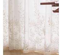 1 pièce Rideau de fenêtre isolant thermique décoratif avec broderie minimaliste moderne 100*200,250*200,150*250,132*183,132*213,200*260,300*260graphique,UnicolorePolyester