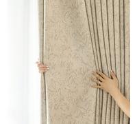 1 pièce Rideau occultant isolant noir complet - Polyester résistant aux UV à 99%, méthode de suspension par poche à tringle, tissage uni non blanchissable, thème artistique de chambre, occultant isola