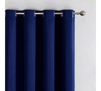 1 pièce Rideaux occultants avec anneau, rideaux occultants unicolore pour chambre à coucher et salon avec protection UV et isolation thermique, et anneau de verrouillage. Rideaux isolants pour la cham