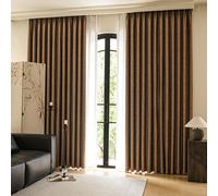 1 pièce, Rideaux occultants de chambre à coucher à imprimé jacquard français feuille, décoration de fenêtre de luxe rétro haut de gamme pour le salon 52"W x 84"L(132 x 213cm),79"L x 102"L (200 x 260 c