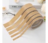 1 pièce Ruban adhésif décoratif de 10 m/393,7 po à motif bois, convient pour les armoires, les bords de meubles, la décoration de la maison. Ruban adhésif épais pour la réparation 2,5 cm,2 cm,1,5 cm,3
