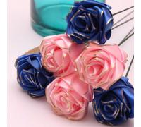 1 pièce Ruban doré de 4 cm, ruban satin, ruban coloré, ruban de soie pour la décoration de gâteau de mariage, le de chaise, l'emballage cadeau, le DIY 4 cm de large et 21 m de longPolyester