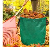1 pièce Sac à déchets de jardin réutilisable avec poignée, robuste et durable, conteneur à déchets de jardin, convient pour le nettoyage des déchets de jardin, la taille des plantes et l'entretien, ut