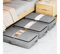 1 pièce Sac de rangement pliable sous le lit, sac de rangement de vêtements de grande capacité pour vestes, jeans, couvertures, housse de couette anti-poussière, utiliser pleinement l'espace sous le l