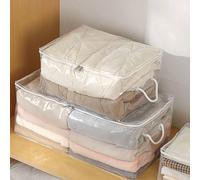 1 pièce Sac de rangement transparent anti-poussière, sac de protection transparent, léger et durable. Organisateur pour vêtements, chaussures, literie, armoire, chambre, décoration de la maison, range