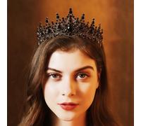 1 pièce Serre-tête tiare classique à boule pour femme, serre-tête décoratif à la mode, convient pour de multiples occasions, couronne gothique sombre Taille UniqueAlliage de zinc