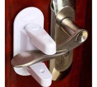 1 pièce Serrure de poignée de porte améliorée, empêche l'ouverture non autorisée, sans perçage requis, installation facile, sécuritaire pour les animaux de compagnie et les bébés, élément essentiel de