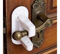 1 pièce Serrure de poignée de porte anti-vol, dispositif de de porte à relevage, anti-vol et anti-effraction, sans perçage requis, installation facile sans outils, produit anti-vol, produit de , décor
