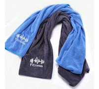 1 pièce Serviette de sport, serviette de gym pour la transpiration, serviette de bain séchage rapide pour les activités de plein air et le camping gris,bleu,Violet,bleu + grisMicrofibre