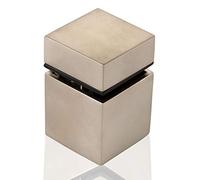 1 pièce SOTECH support d'étagère Cube II support d'étagère en verre aspect inox mat