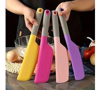 1 pièce Spatule à gâteau en silicone extra large - Résistante à la chaleur, antiadhésive, outil de cuisine souple, convient pour la cuisson, la pâtisserie, le mélange et le grattage, grattoir à confit