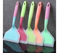 1 pièce Spatule de cuisine en silicone résistante à la chaleur - antiadhésive, résistante à la chaleur, convient pour la cuisson, le mélange et le grillage - idéale pour les crêpes, les steaks et le b