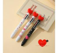1 Pièce Stylo-bille En Forme De Coeur Aléatoire Avec Six Couleurs Taille UniqueABS