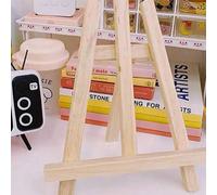 1 pièce Support d'affichage en bois pour œuvres d'art, mini chevalet, support de présentation de peinture multifonctionnel, support de téléphone et de télévision en triangle, rentrée scolaire XL,M,L,S