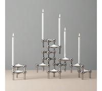 1 pièce Support de bougie à structure moléculaire en métal, support de bougie tripode minimaliste, support de bougie pour décoration de salon, support de bougie pour décoration de la maison - peut êtr