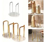 1 pièce Support de gobelet en papier jetable en acrylique, range-gobelets de café de luxe et élégant, convient pour une utilisation dans la cuisine, le restaurant, la maison, le café, le bureau et l'h
