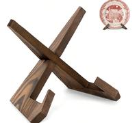 1 pièce Support de livre de cuisine/support de tablette en bois vintage fait main, support de livre de cuisine de style rustique convenant pour le comptoir de cuisine et l'armoire, la décoration de la