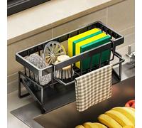 1 pièce Support de rangement pour éponge de cuisine, porte-savon, matériau plus résistant, conception inclinée pour prévenir l'accumulation d'eau, support de suspension de serviette indépendant, préve