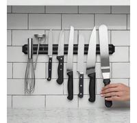 1 pièce Support mural magnétique puissant de rangement de couteaux de cuisine, support à couteaux magnétique en métal et ABS, ustensile de cuisine L,M,XL,XXL,XL+XXL,55 cm de longueurABS